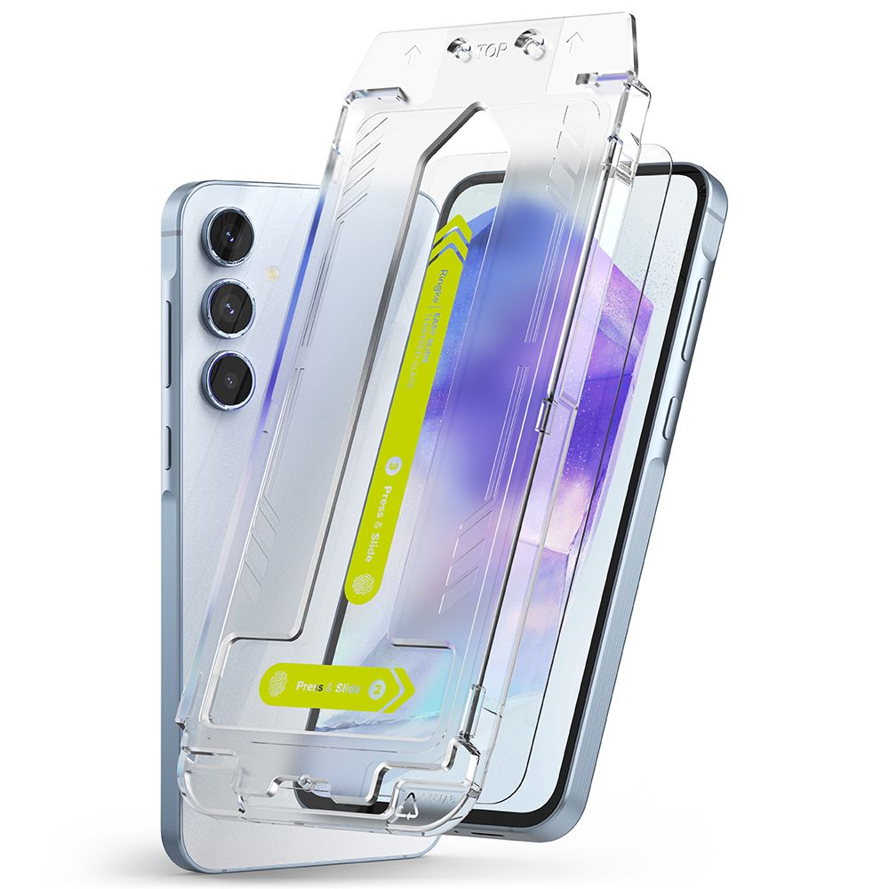 Ringke Galaxy A55 5G 2-PACK Easy Slide Skärmskydd Härdat Glas