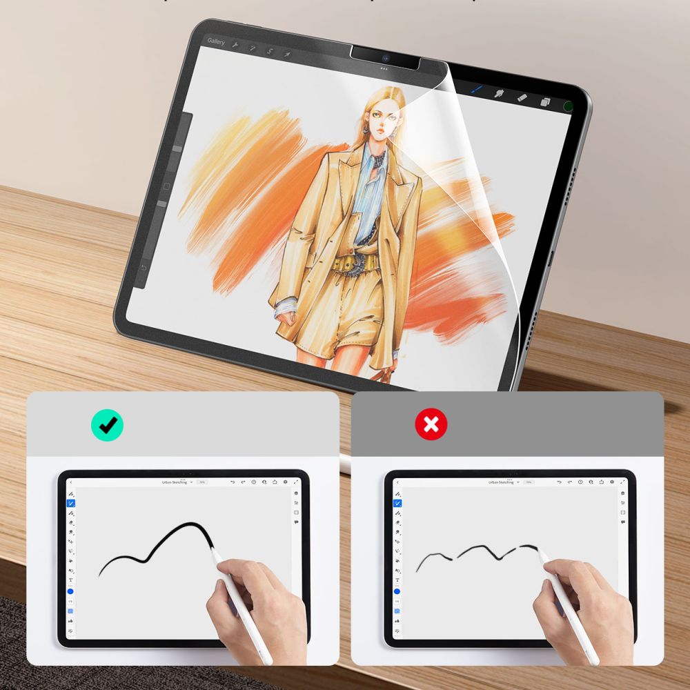 ESR iPad Pro 11 2024 2-PACK PAPER LIKE Skärmskydd