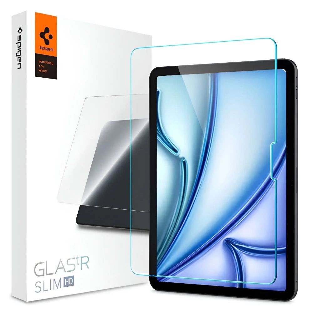 Spigen iPad Air 11 2024 Skärmskydd Glas.tR Slim Transparent