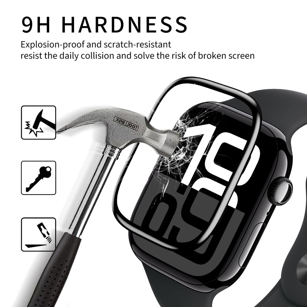 HOFI Huawei Watch Fit 3 2-PACK Skärmskydd Hybrid Svart
