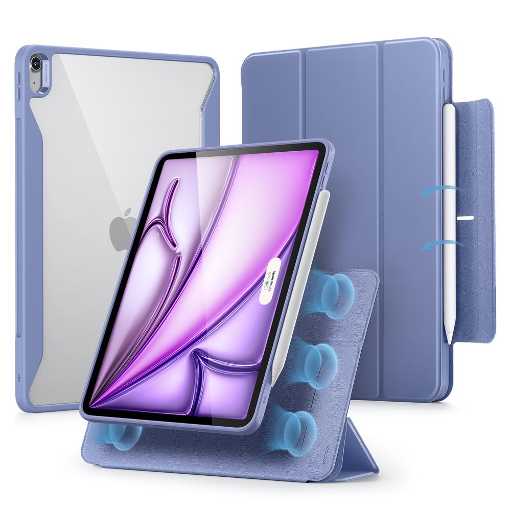 ESR iPad Air 13 2024 Fodral 2in1 Magnet Rebound Hybrid Lavender