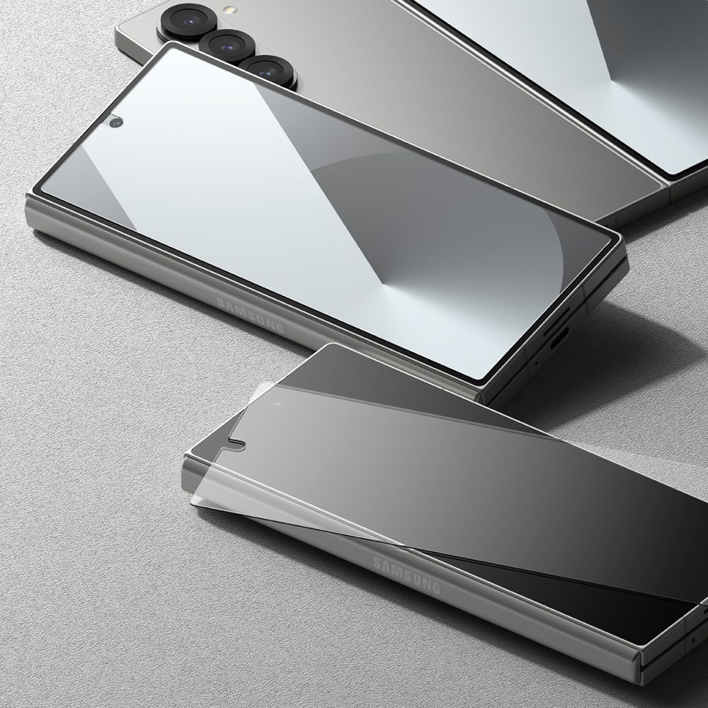 Ringke Galaxy Z Fold 6 2-PACK Skrmskydd Hrdat Glas Clear