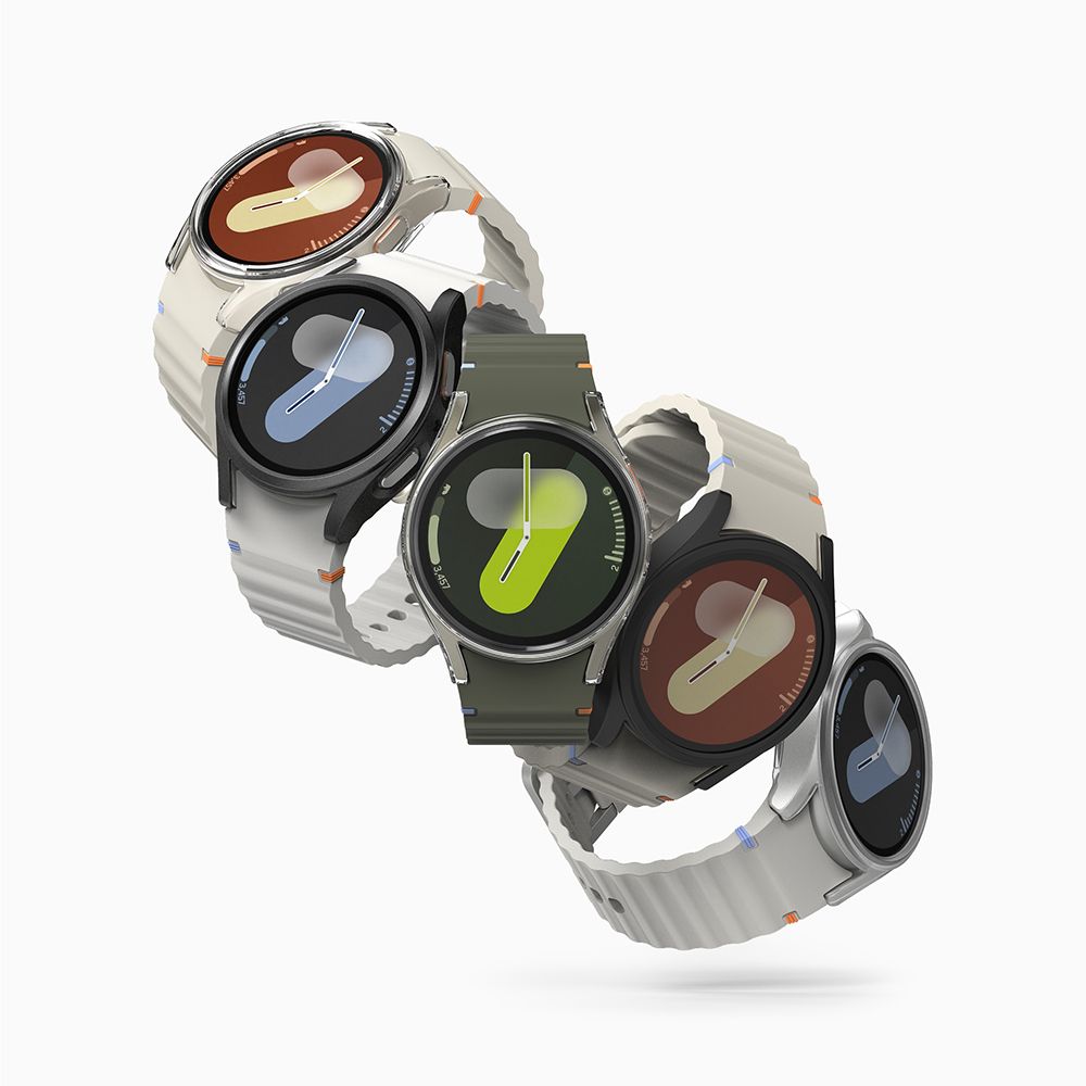 Ringke Galaxy Watch 7 44 mm Skal & Skrmskydd Hrdat Glas Transparent