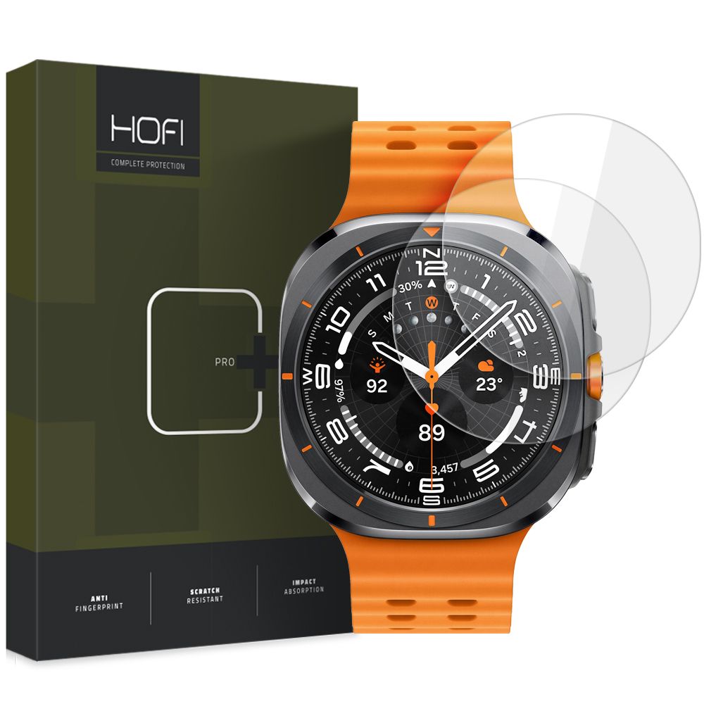 HOFI Galaxy Watch Ultra 47 mm 2-PACK Skrmskydd Pro+ Hrdat Glas