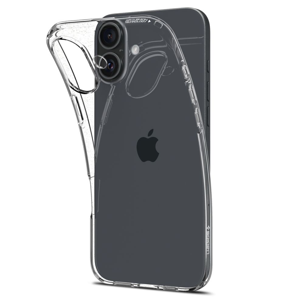 Spigen iPhone 16 Skal Liquid Crystal Clear