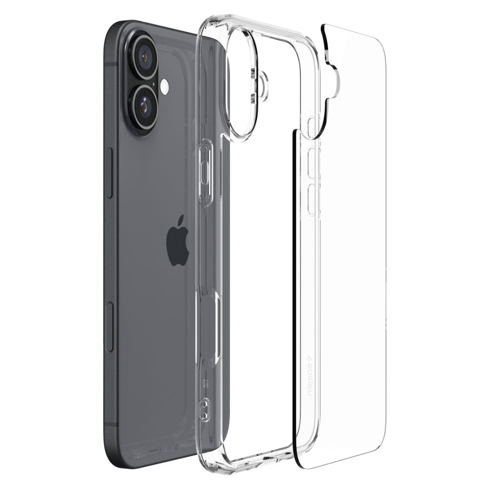 Spigen iPhone 16 Skal Ultra Hybrid Crystal Clear