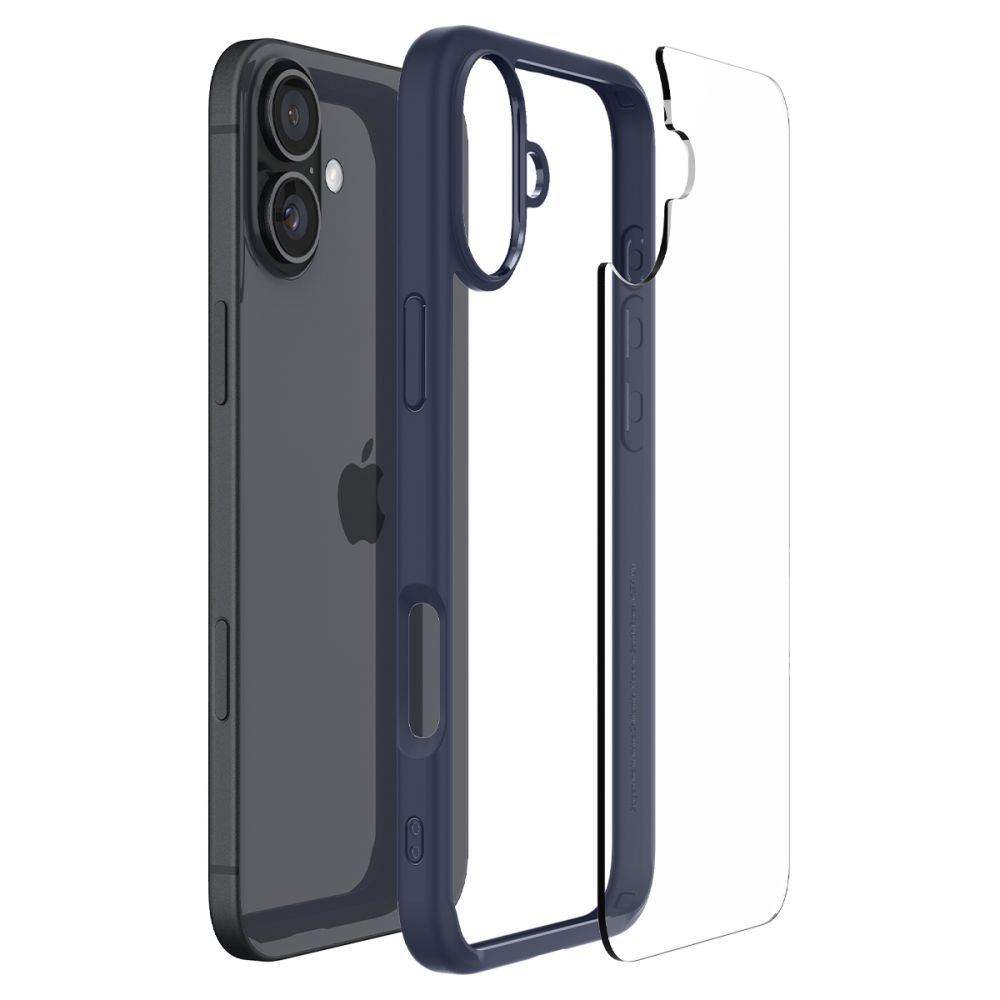 Spigen iPhone 16 Skal Ultra Hybrid Navy Blue