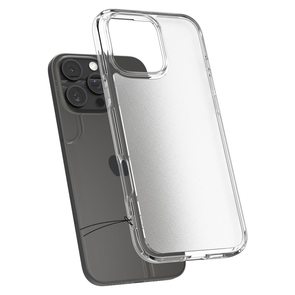 Spigen iPhone 16 Pro Skal Ultra Hybrid Frostad Transparent