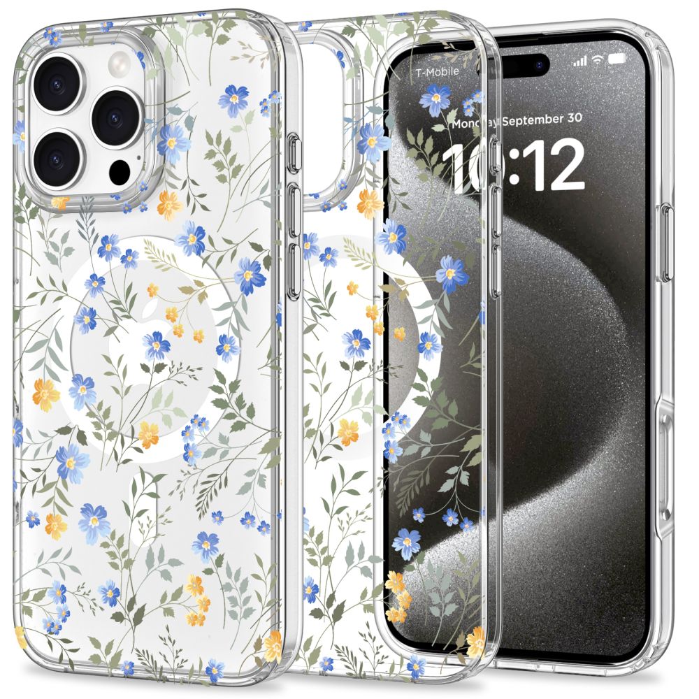 Tech-Protect iPhone 16 Pro Skal MagSafe MagMood Spring Flowers