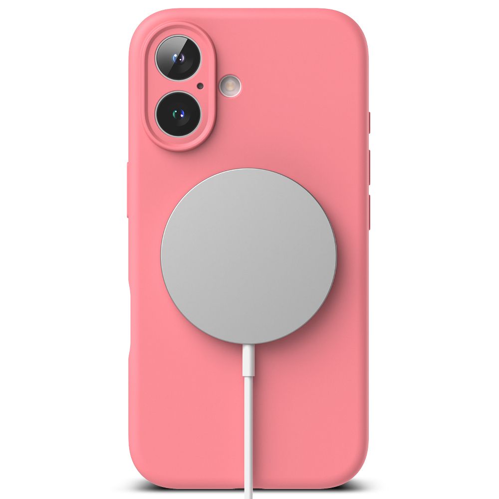 Ringke iPhone 16 Skal MagSafe Silikon Rosa