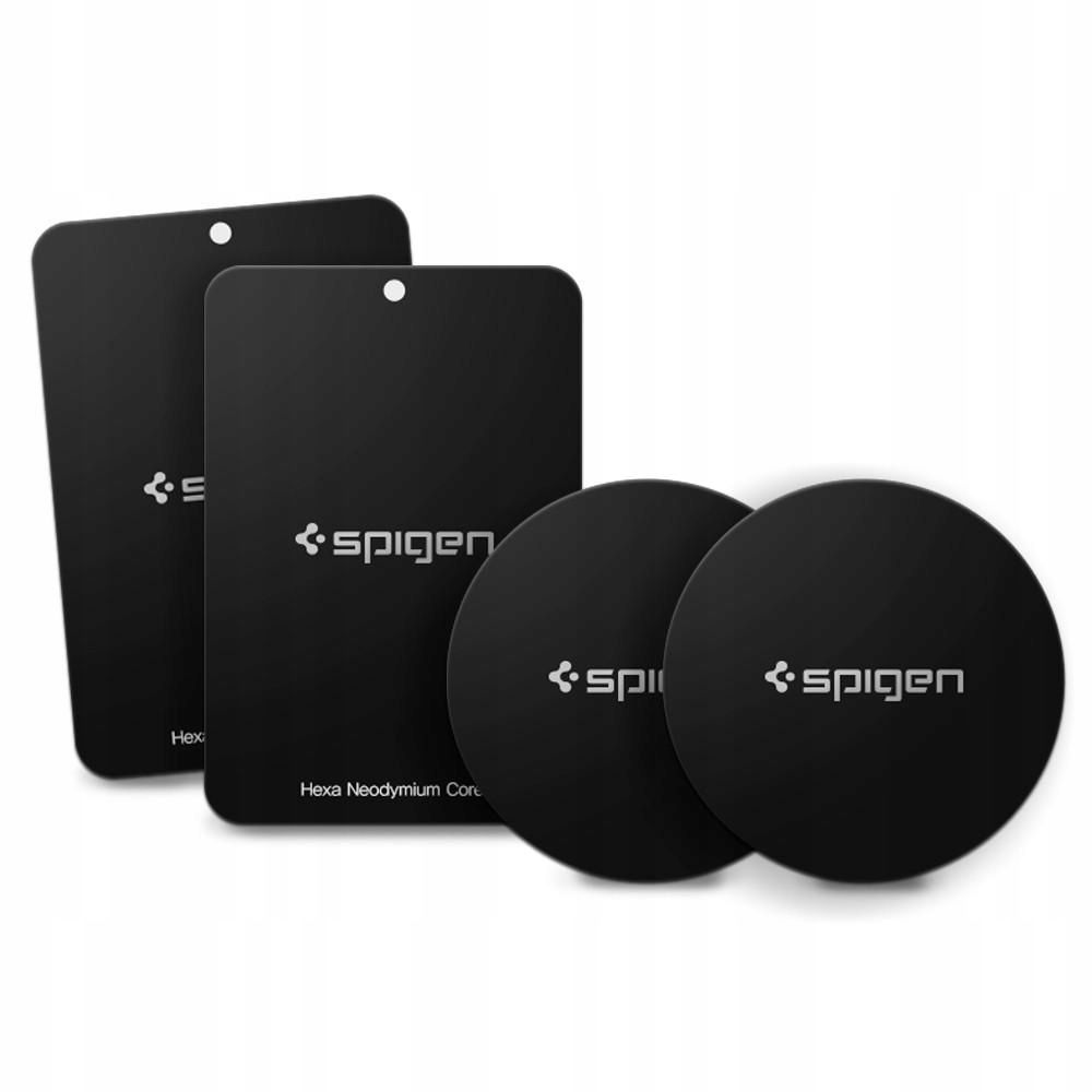 Spigen 4-PACK Magnetisk Metallplatta Svart