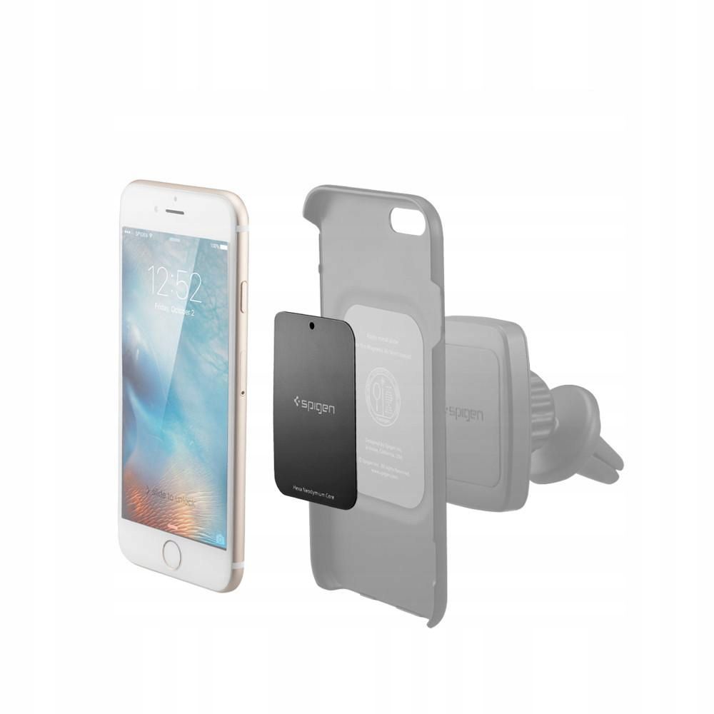 Spigen 4-PACK Magnetisk Metallplatta Svart