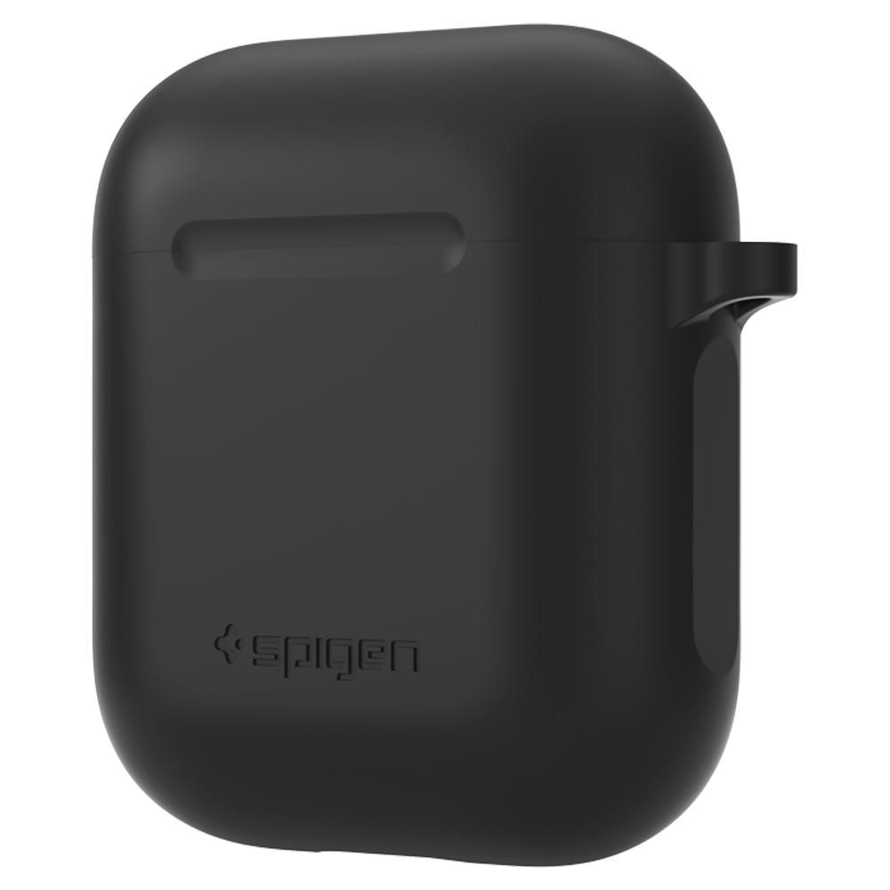 Spigen AirPods Skal Silicone Fit Svart