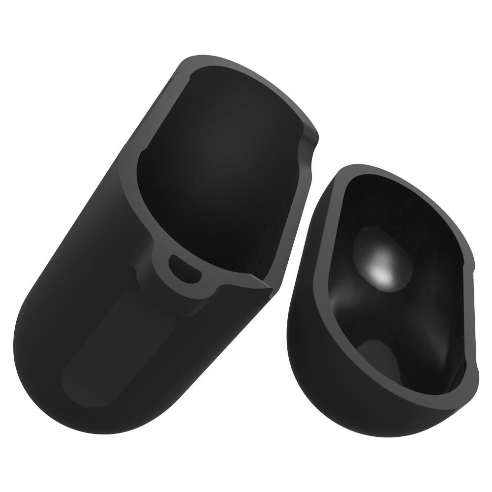 Spigen AirPods Skal Silicone Fit Svart