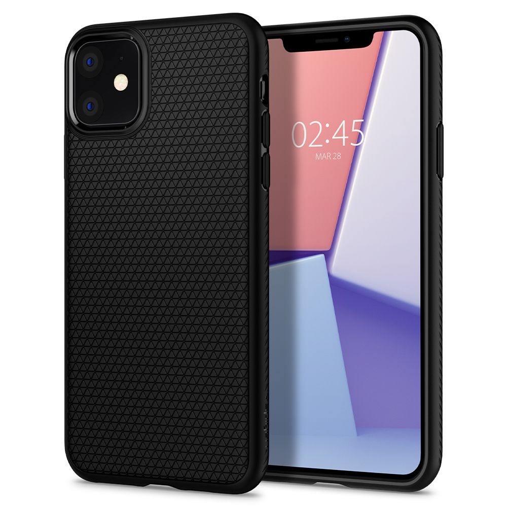 Spigen iPhone 11 Skal Liquid Air Matt Svart