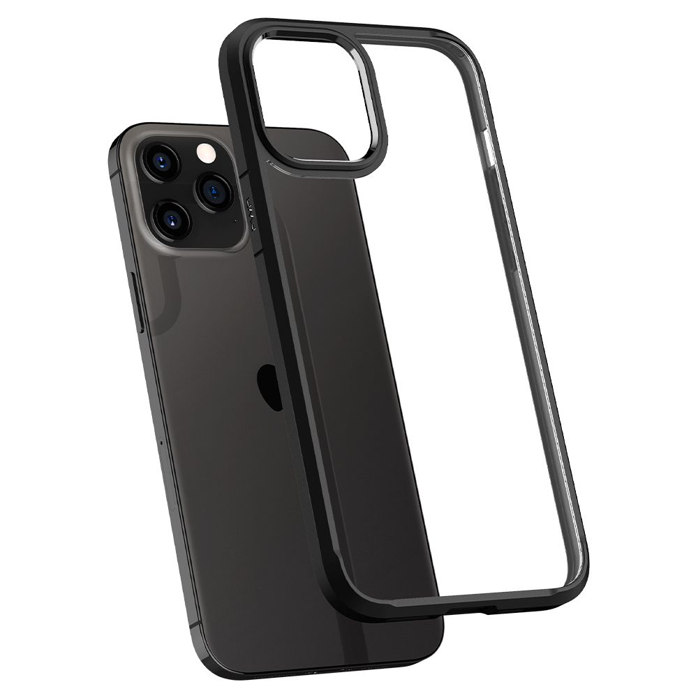 Spigen iPhone 12 / 12 Pro Skal Ultra Hybrid Matt Svart