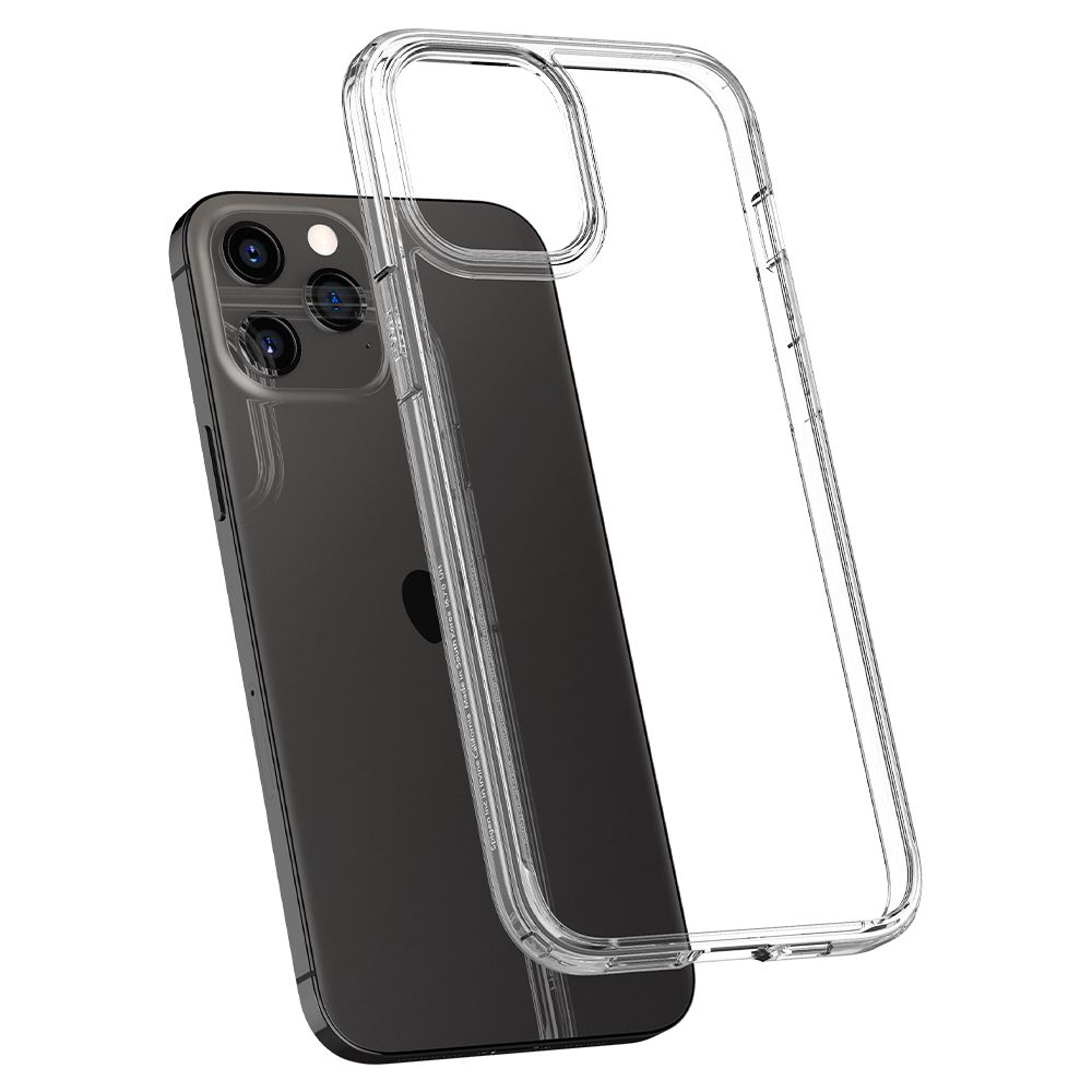 Spigen iPhone 12 / 12 Pro Skal Ultra Hybrid Crystal Clear