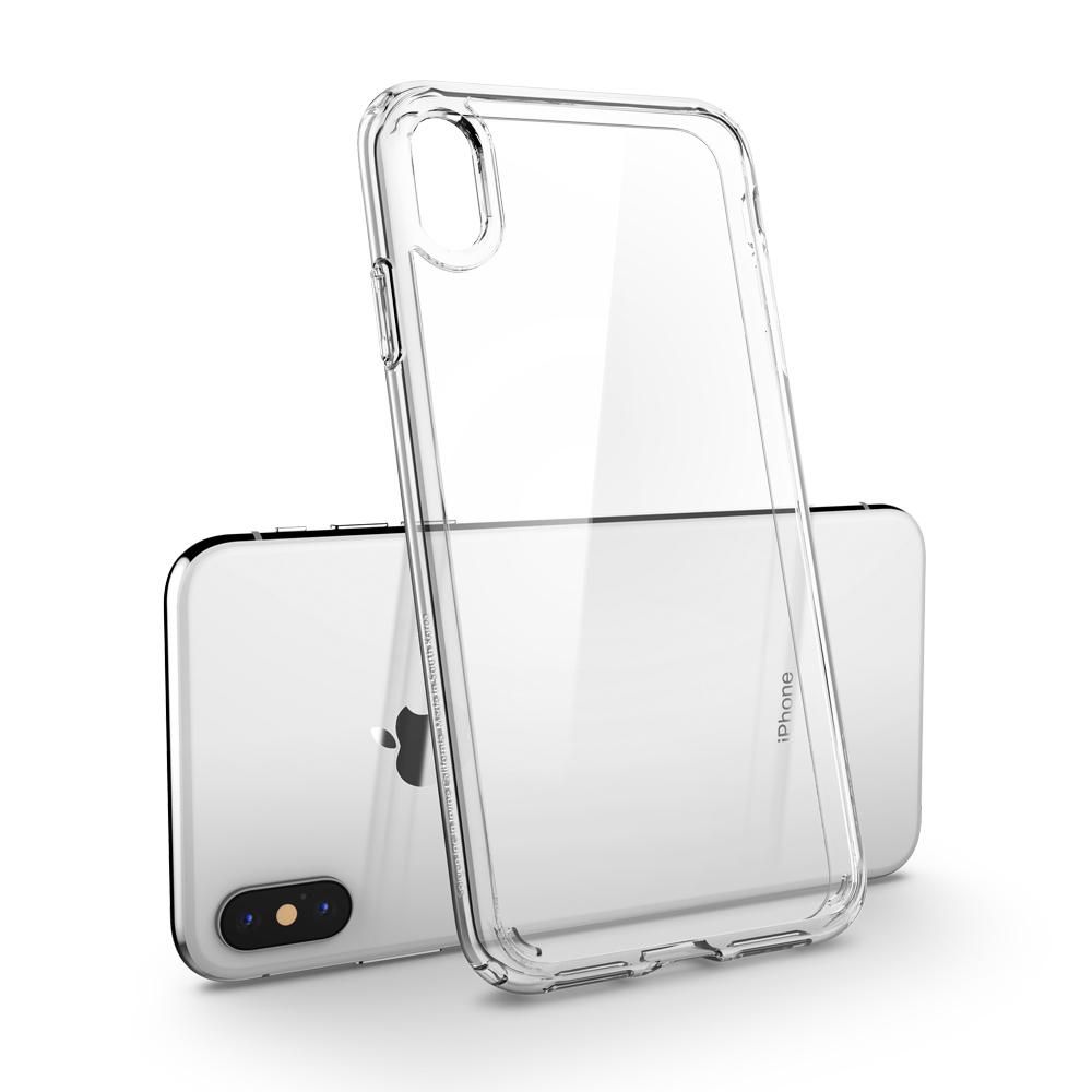 Spigen iPhone X/Xs Skal Ultra Hybrid Crystal Clear