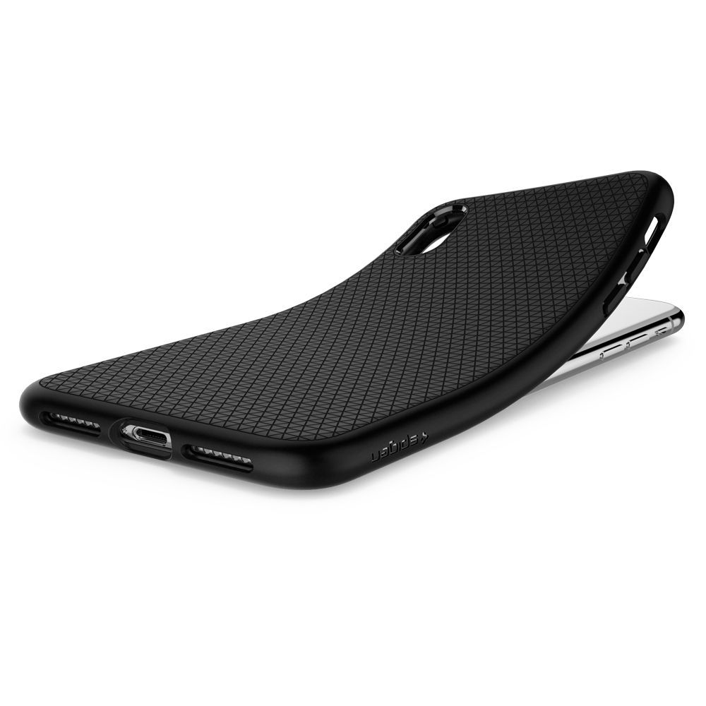 Spigen iPhone X/Xs Skal Liquid Air Matt Svart