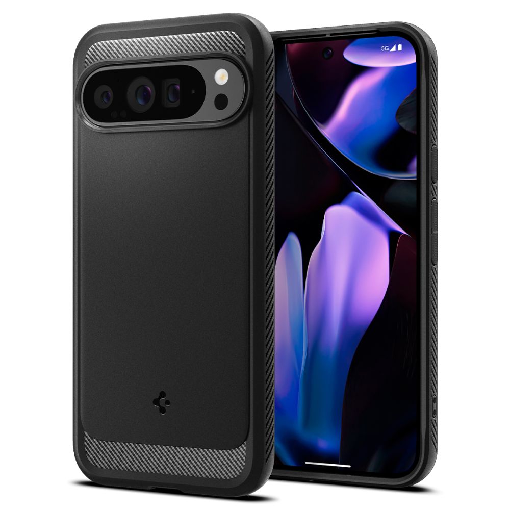 Spigen Google Pixel 9 Pro XL Skal Rugged Armor Matt Svart