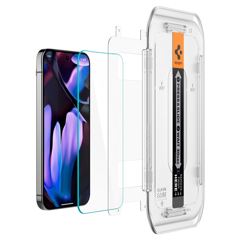 Spigen Google Pixel 9/9 Pro 2-PACK Skärmskydd Glas.tR 