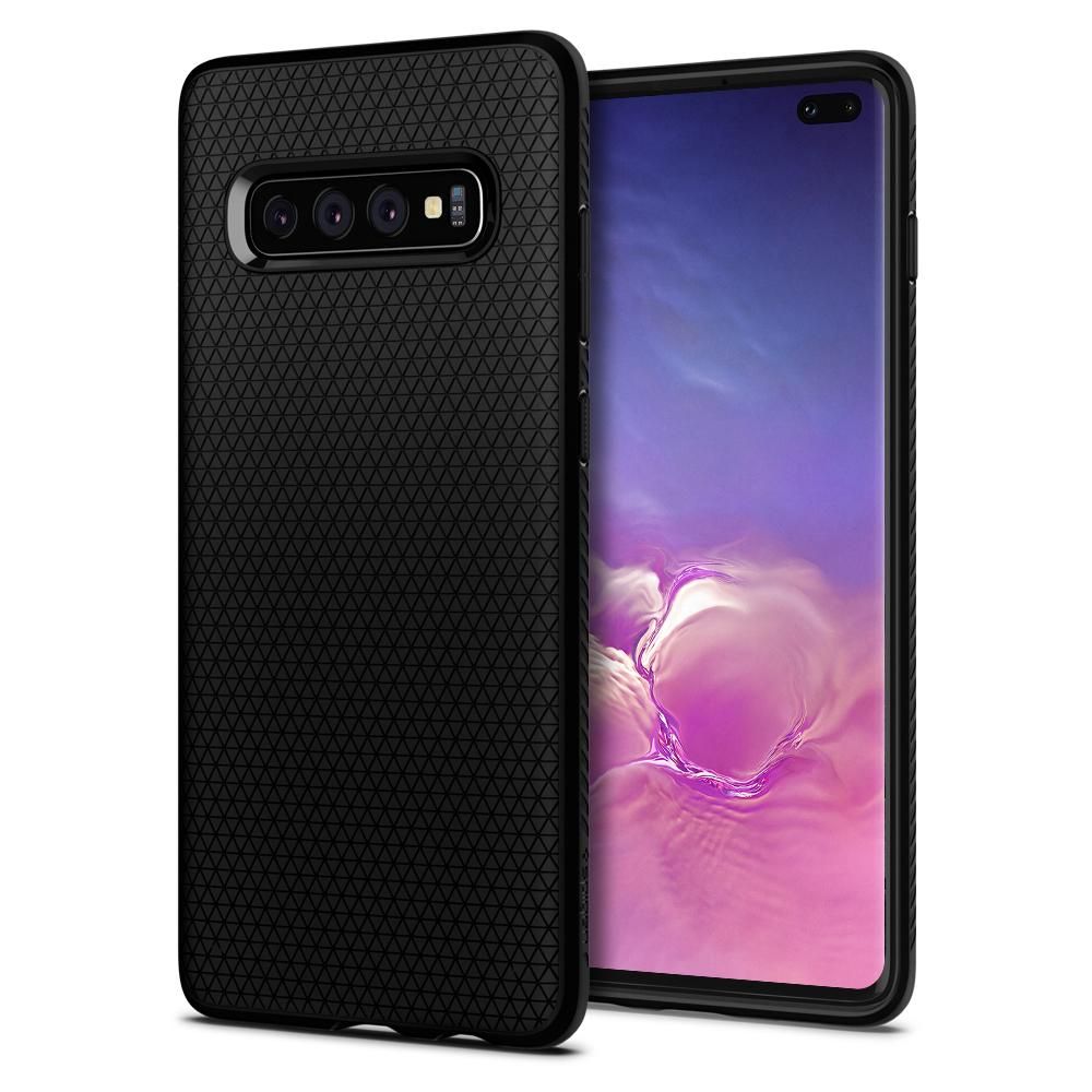 Spigen Samsung Galaxy S10 Plus Skal Liquid Air Svart