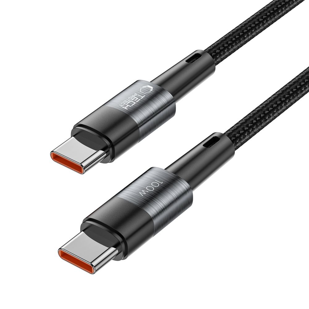 Tech-Protect 0.5 m 100W/5A PD USB-C - USB-C Kabel UltraBoost Grå