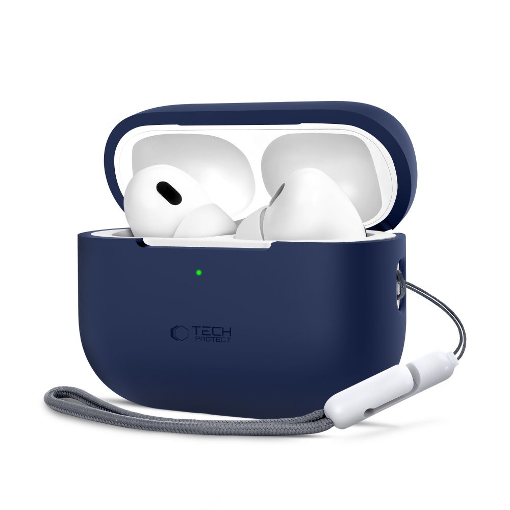 Tech-Protect AirPods Pro 1/2 Skal Silikon Navy Blue