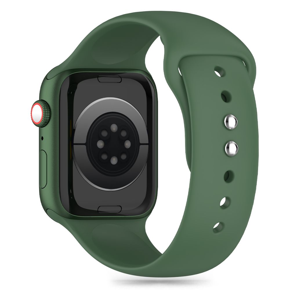 Tech-Protect Apple Watch 42/44/45/46/49 mm Armband Silikon Olive