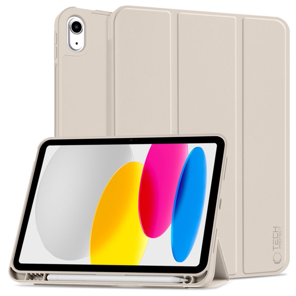 Tech-Protect iPad 10.9 2022 Fodral SmartCase Pennhållare Starlight