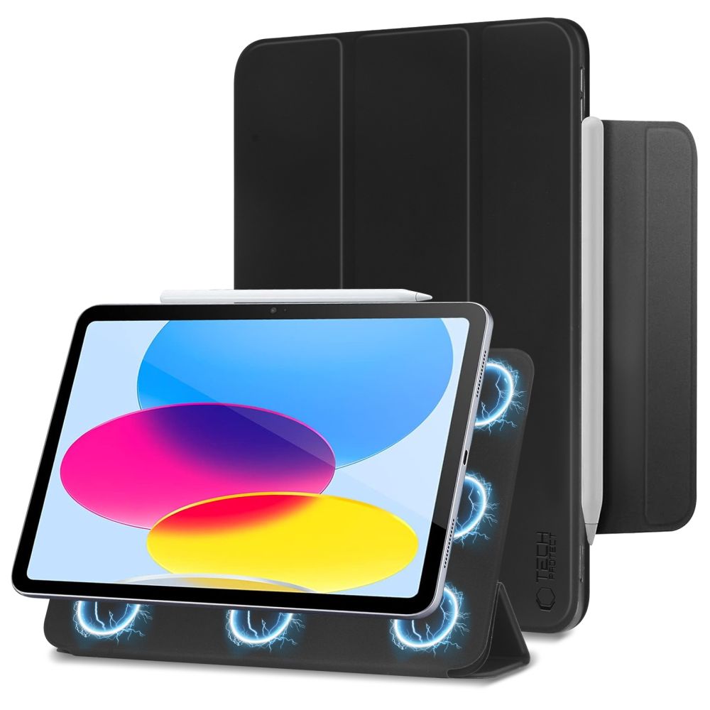 Tech-Protect iPad 10.9 2022 Fodral SmartCase Magnetic Svart