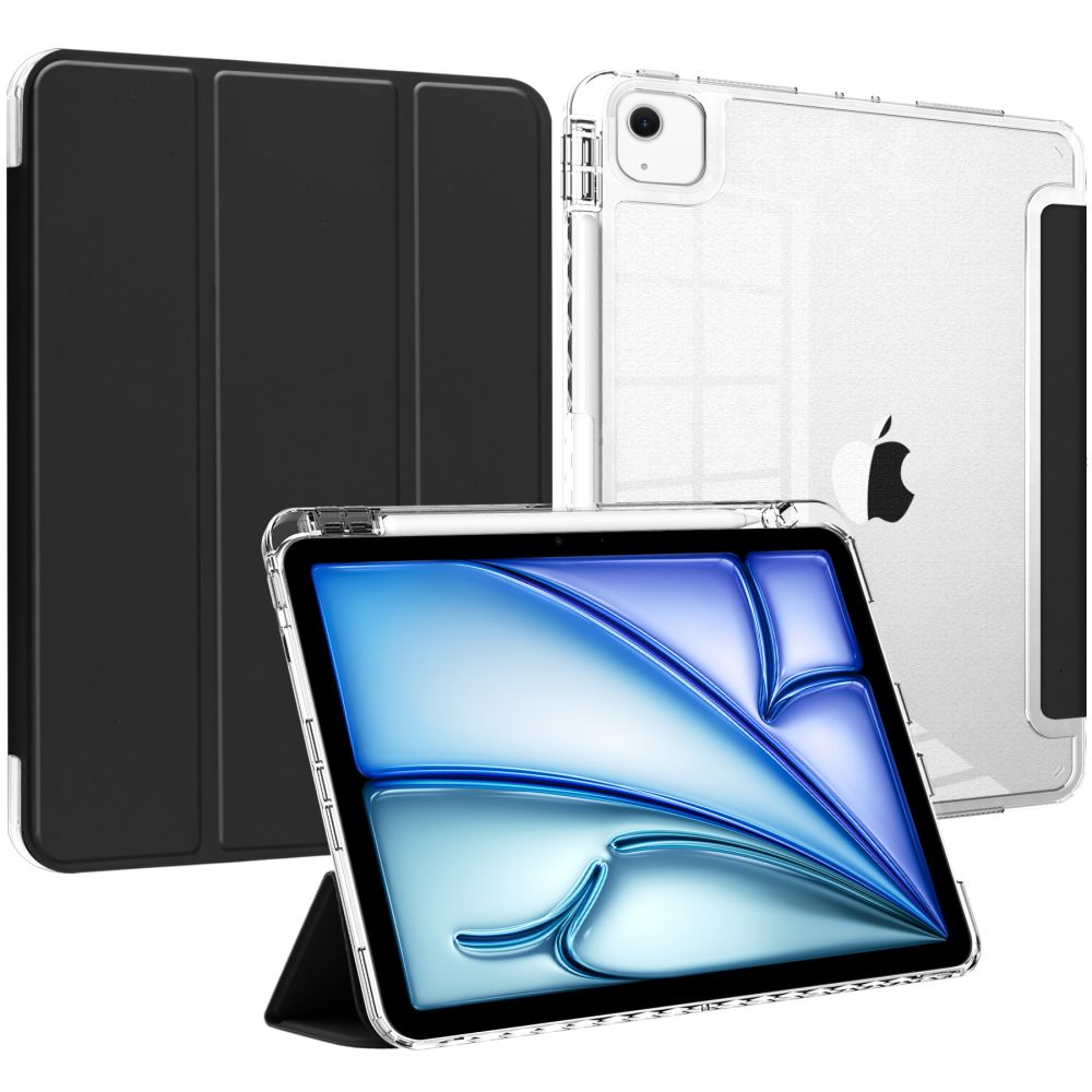 Tech-Protect iPad Air 13 2024 Fodral SC Hybrid Svart/Transparent