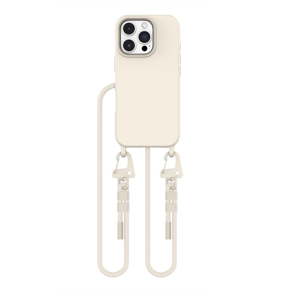 Tech-Protect iPhone 16 Pro Max Skal MagSafe MagNecklace Latte