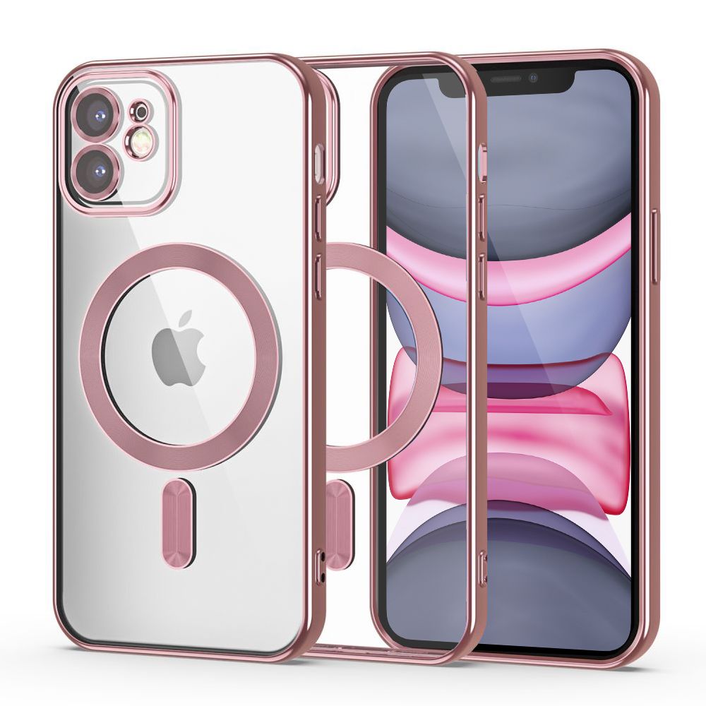 Tech-Protect iPhone 11 Skal MagSafe MagShine Roséguld