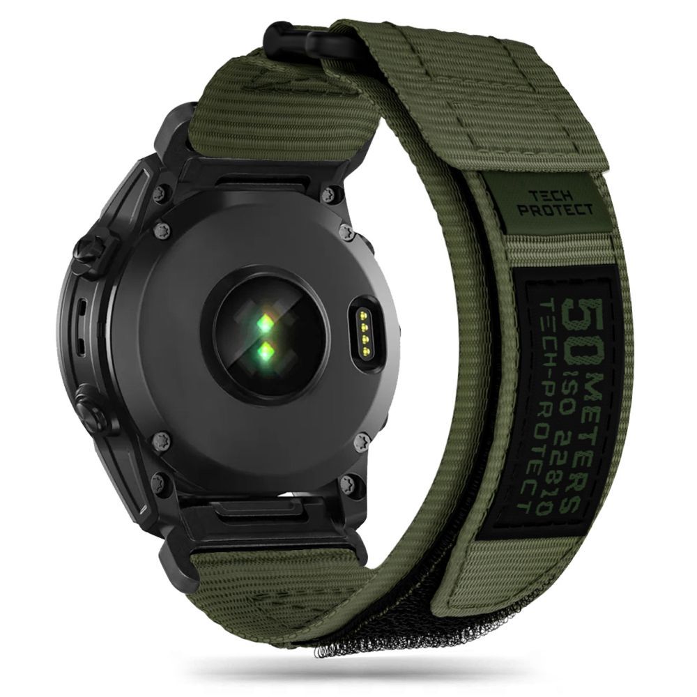 Tech-Protect Garmin Fenix 26 mm Armband Scout Pro Military Green