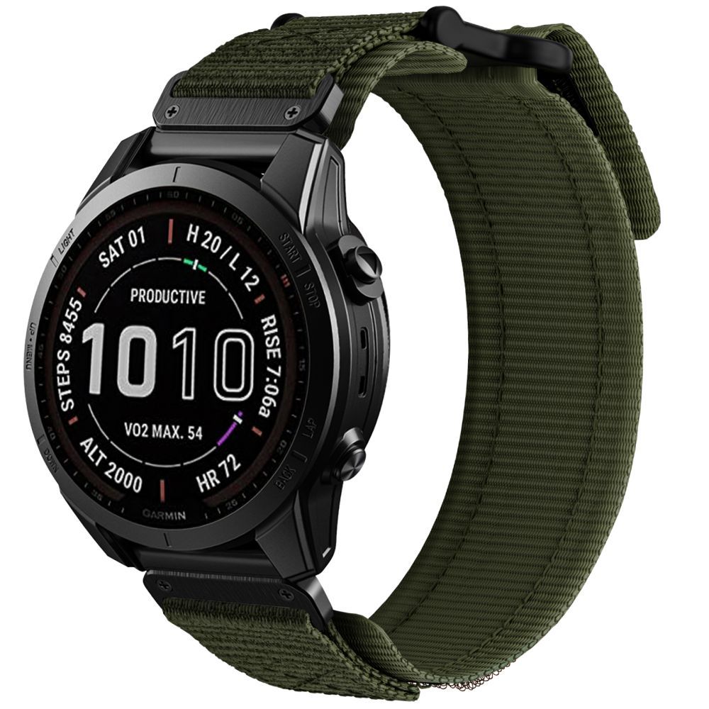 Tech-Protect Garmin Fenix 26 mm Armband Scout Pro Military Green