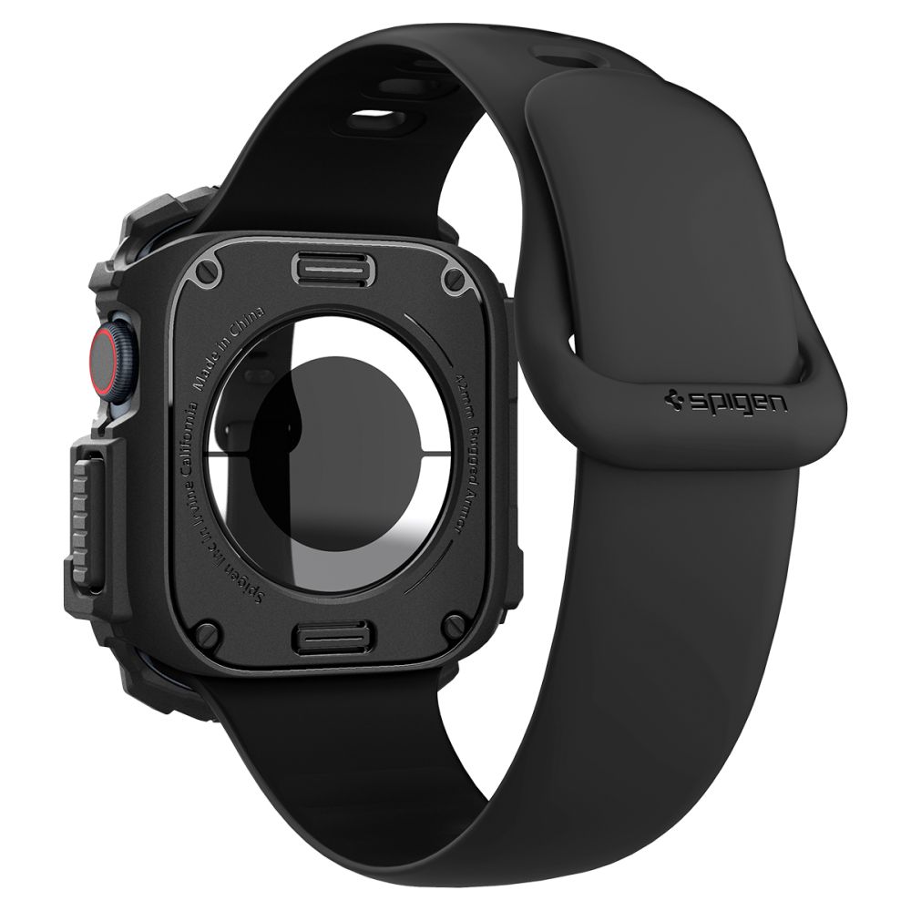 Spigen Apple Watch 10 42 mm Skal Rugged Armor Svart