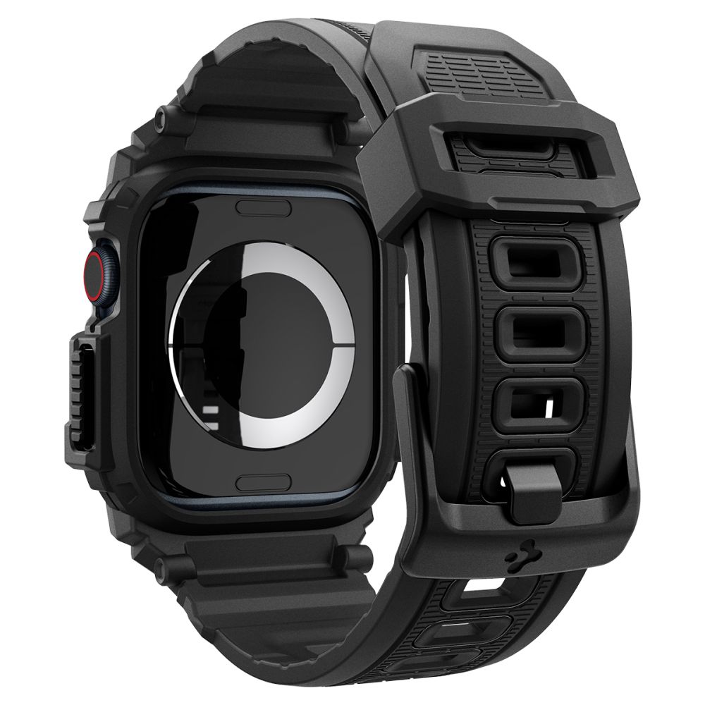 Spigen Apple Watch 10 42 mm Skal/Armband Rugged Armor 'Pro' Matt Svart