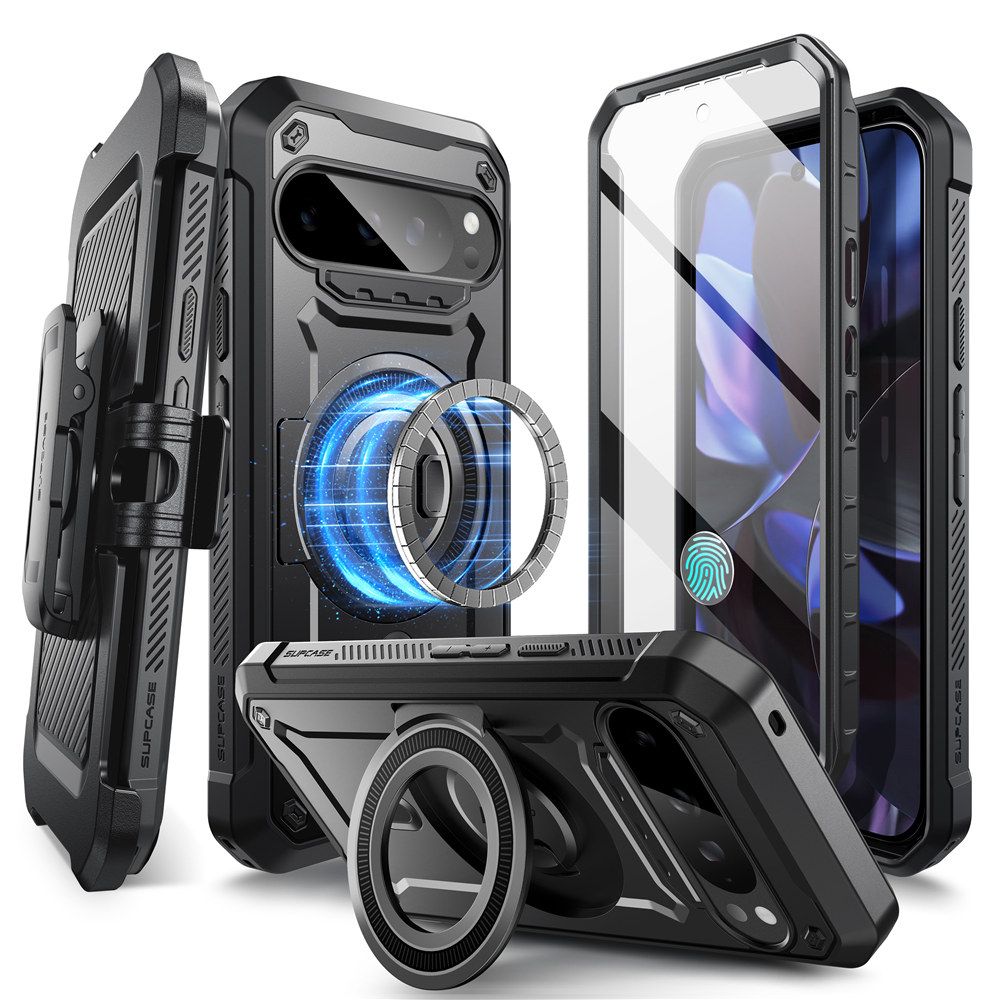 Supcase Google Pixel 9 Pro XL Skal MagSafe Unicorn Beetle Pro Svart