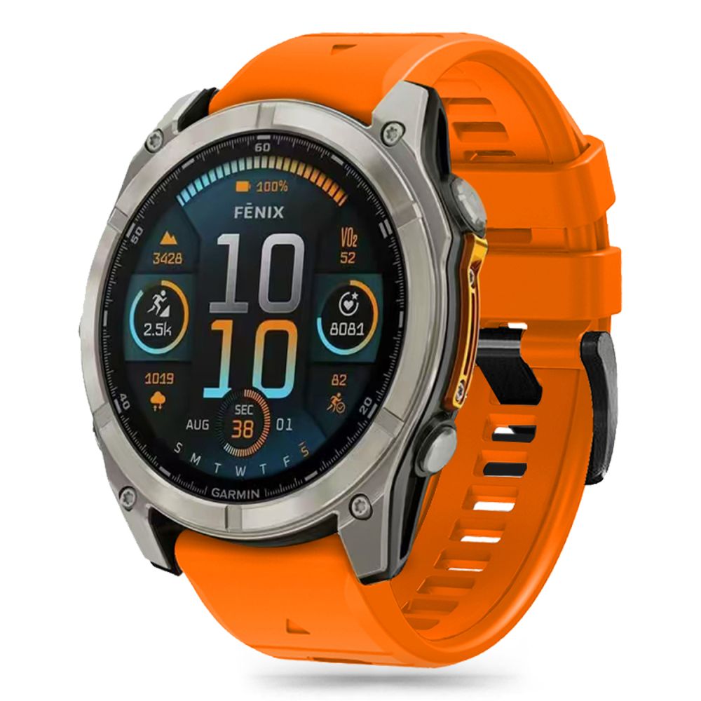 Tech-Protect Garmin Fenix 51 mm Armband Silicone Line Orange