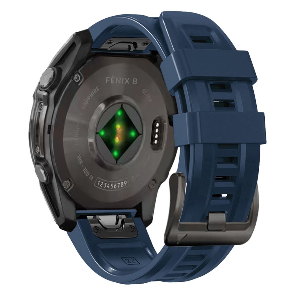 Tech-Protect Garmin Fenix 51 mm Armband Silicone Navy Blue