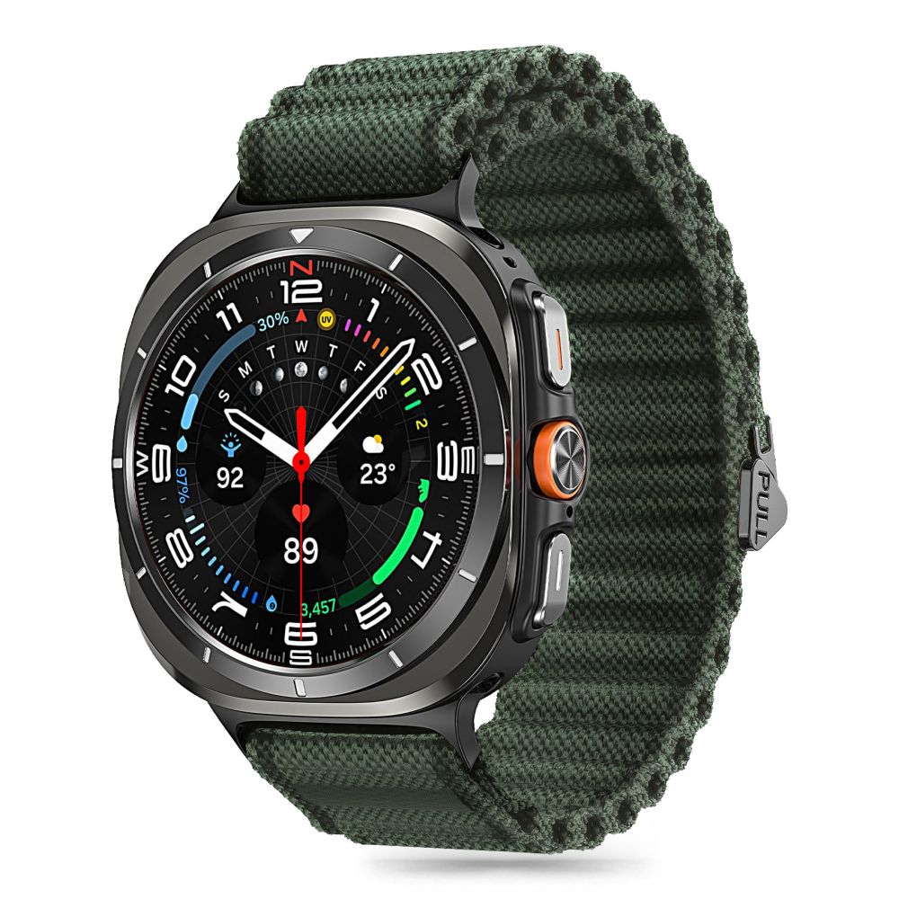 Tech-Protect Galaxy Watch Ultra 47 mm Armband Weave Pro Grön