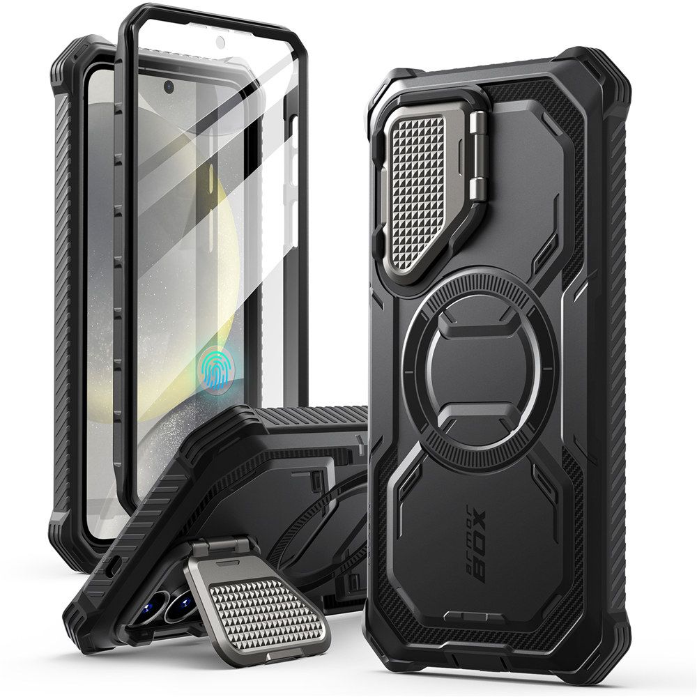 Supcase Galaxy S25 Skal MagSafe Iblsn ArmorBox Svart