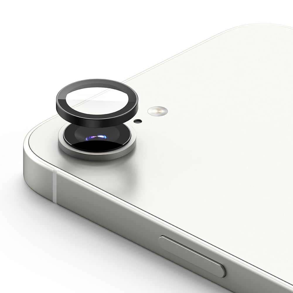 Ringke iPhone 16e 2-PACK Linsskydd Härdat Glas Svart