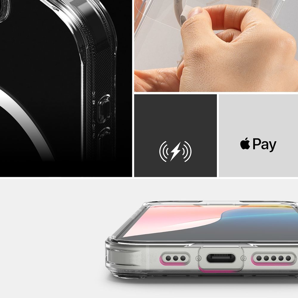 Ringke iPhone 16e Skal MagSafe Fusion Transparent
