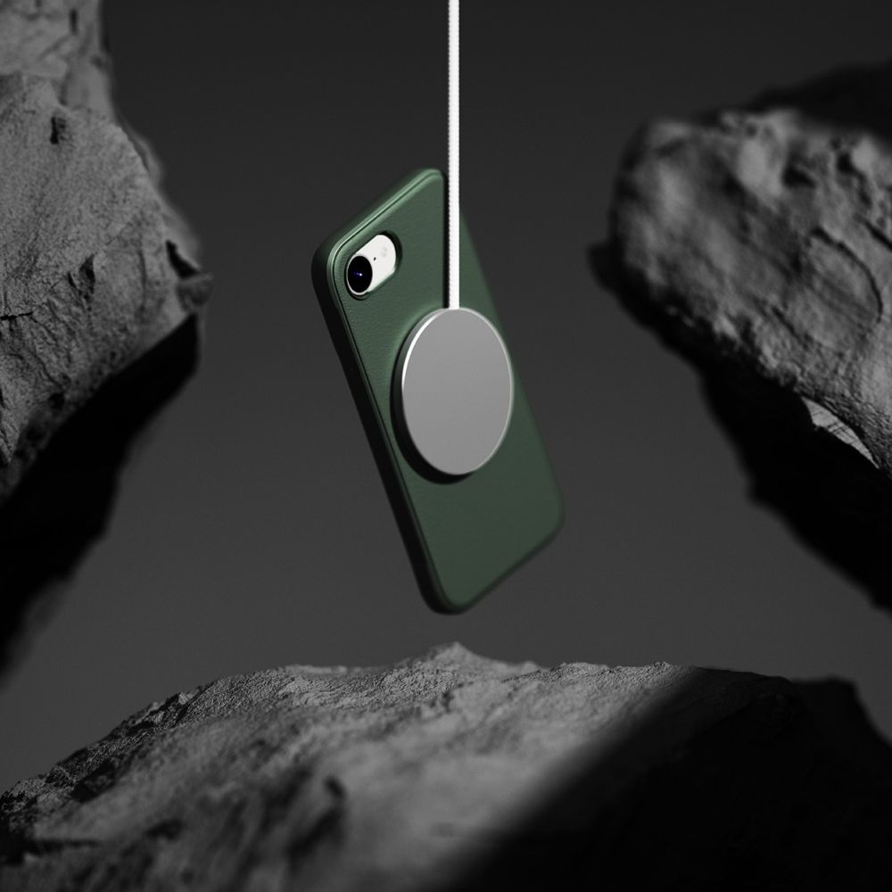 Ringke iPhone 16e Skal MagSafe Onyx Mörk Grön