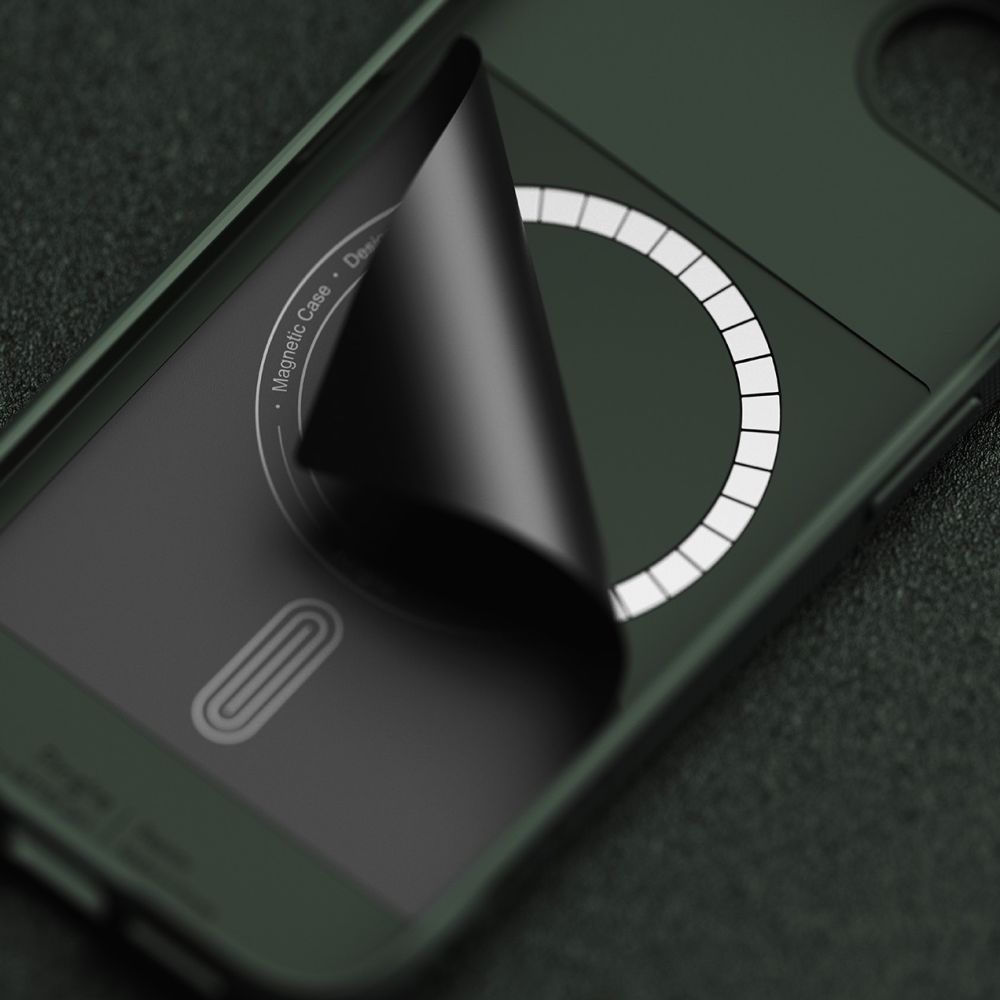 Ringke iPhone 16e Skal MagSafe Onyx Mörk Grön