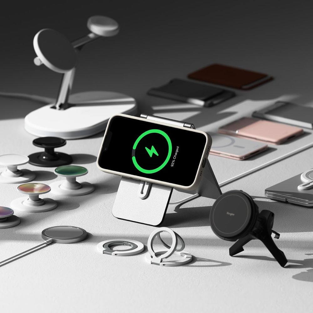 Ringke iPhone 16e Skal MagSafe Silikon Stone