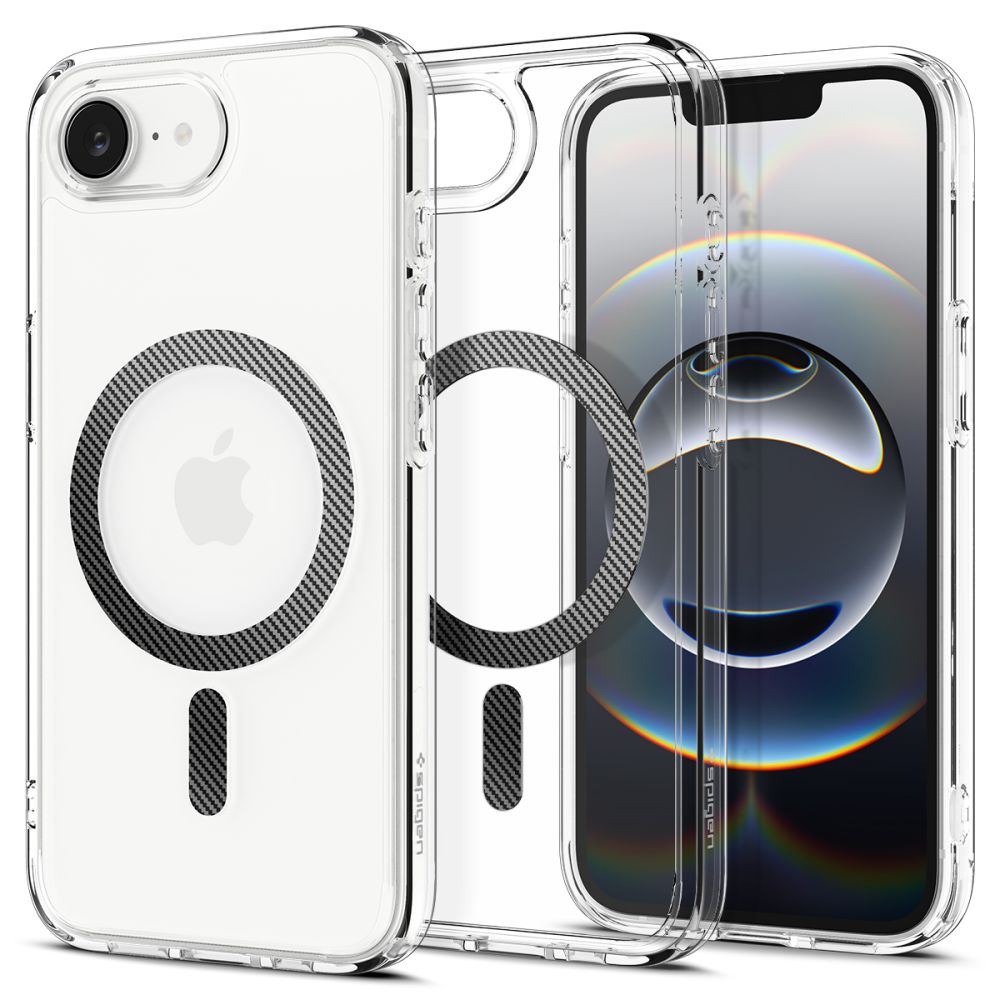 Spigen iPhone 16e Skal MagSafe Mag Ultra Hybrid Carbon Fiber