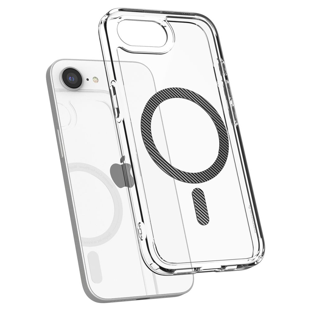 Spigen iPhone 16e Skal MagSafe Mag Ultra Hybrid Carbon Fiber
